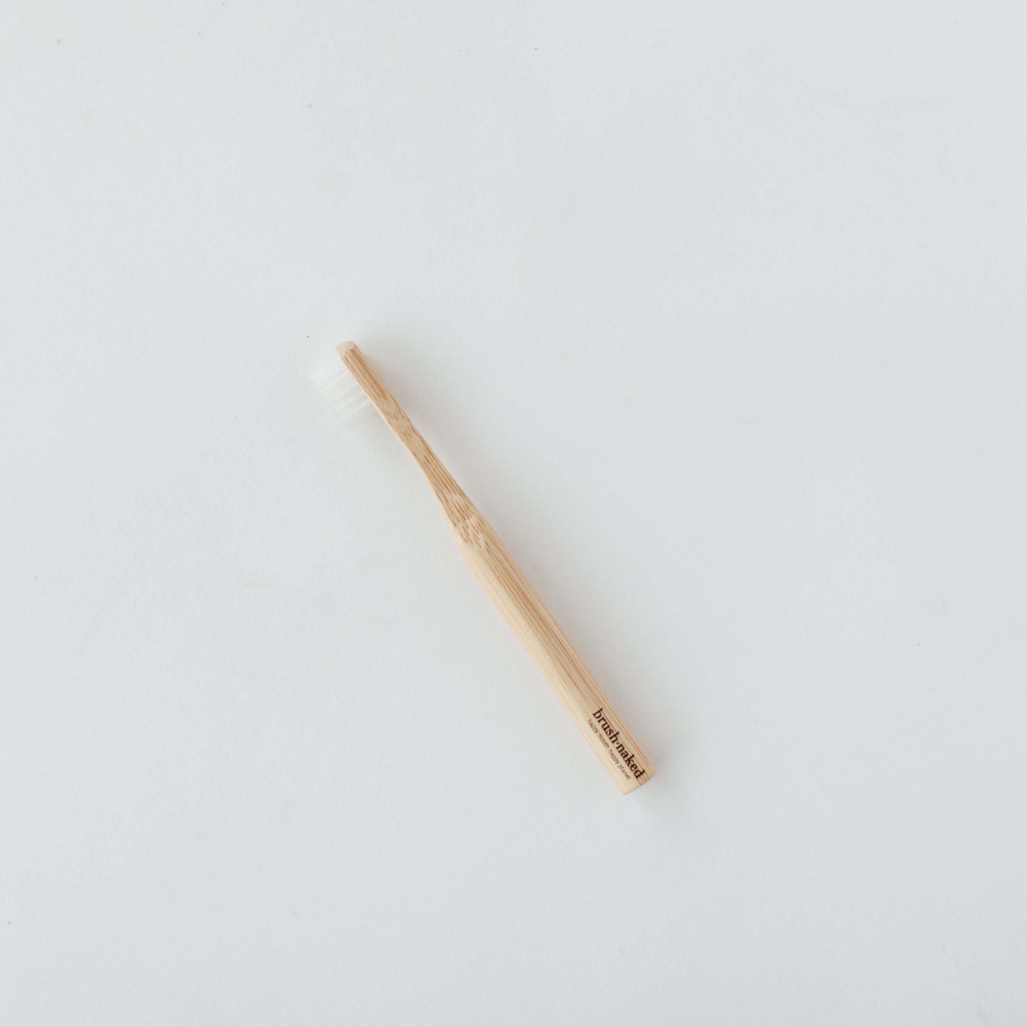 Kids Soft Toothbrush with Biodegradable Plant-Based Bristles - Naked